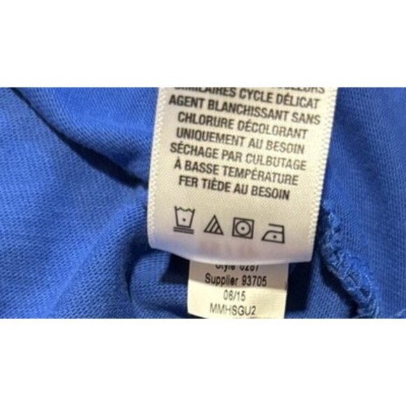 Brooklyn Calling N.Y.C Men's Long Sleeve Blue Black Graphic T-Shirt Size XS - Picture 5 of 8